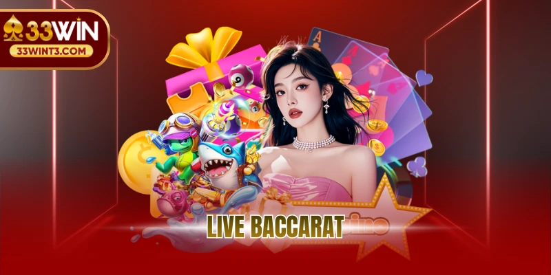Live Baccarat - Siêu Phẩm Game Bài Casino Tại 33WIN 1 Live Baccarat - Siêu Phẩm Game Bài Casino Tại 33WIN